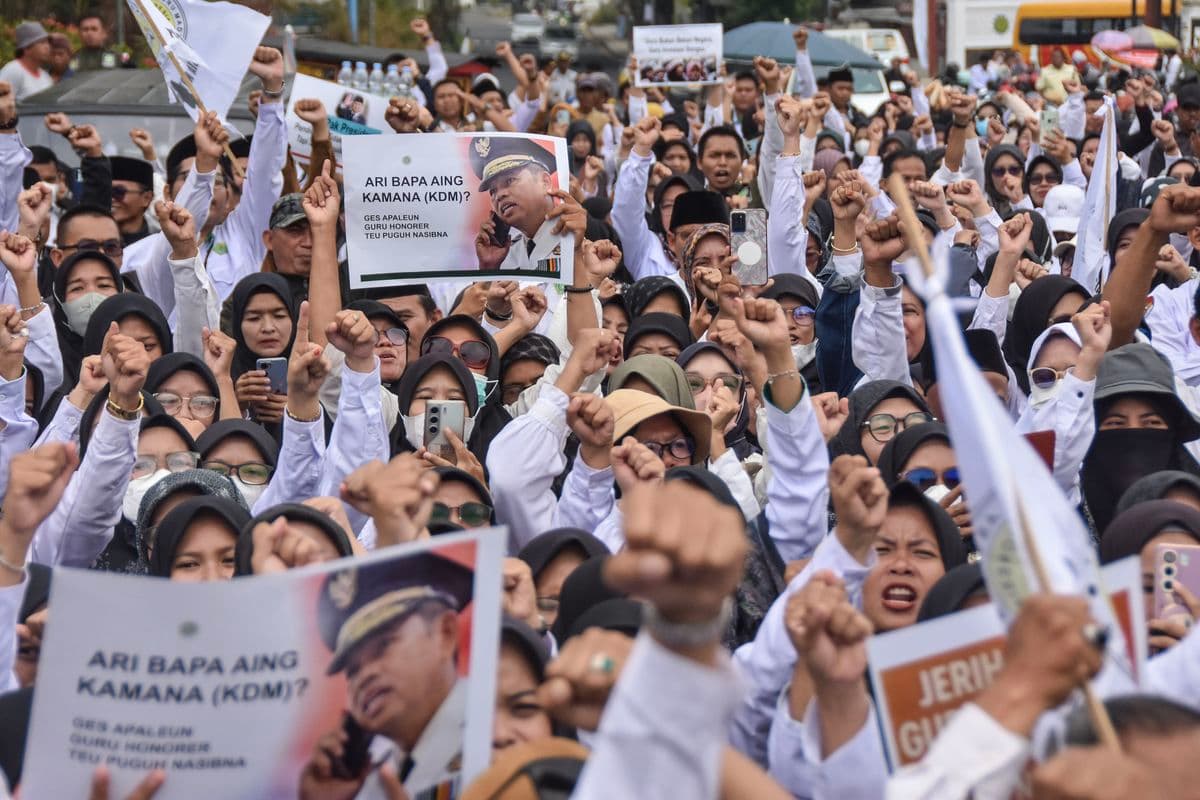Guru Honorer Resah Tatap 2027 Usai Terbit Surat Edaran Menteri
