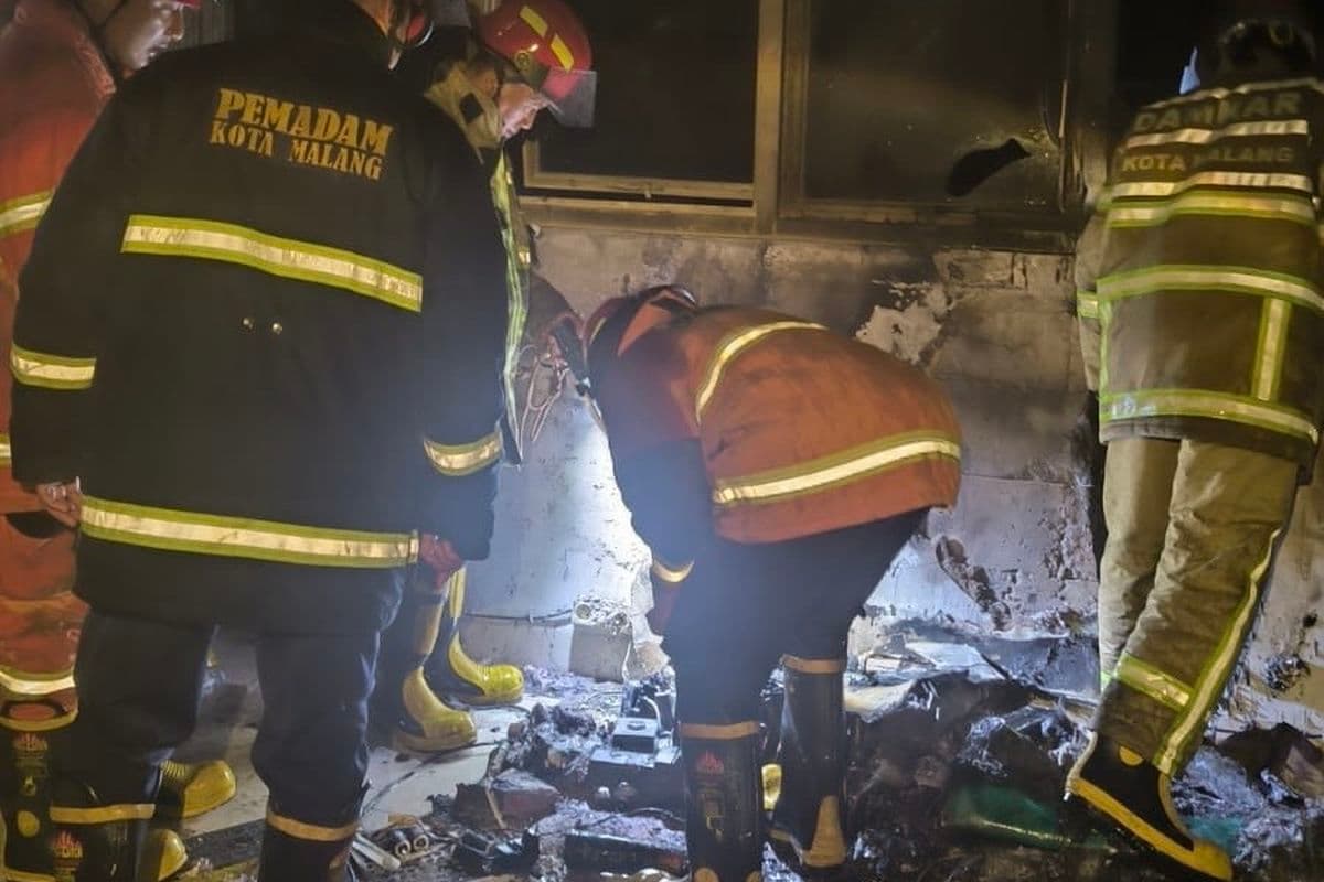 Baterai Motor Listrik Overload Saat Dicas, Ruang Praktikum Polinema Malang Terbakar